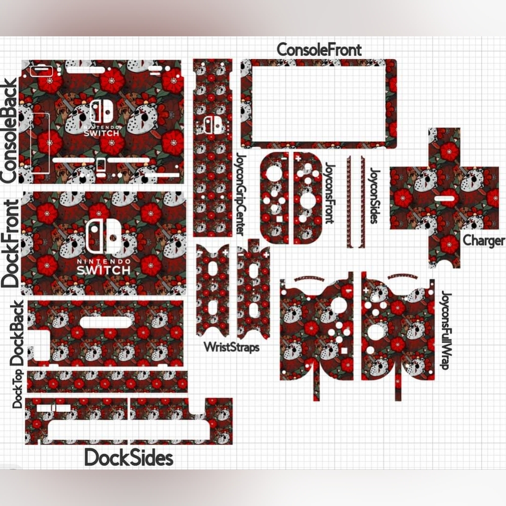 "Camp Crystal" Switch Skin